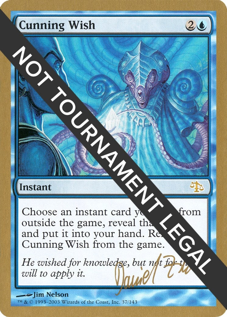 Image for Cunning Wish - 2003 Daniel Zink (JUD) (World Championship Decks) - Magic: The Gathering