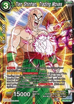 Image for Tien Shinhan, Trading Moves (World Martial Arts Tournament) (TB2-043) - Dragon Ball Super: Masters