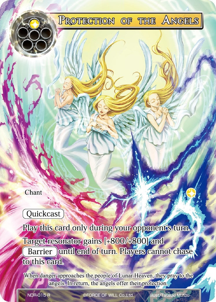 Image for Protection of the Angels (Full Art) (New Dawn Rises) (NDR-015) - Force of Will