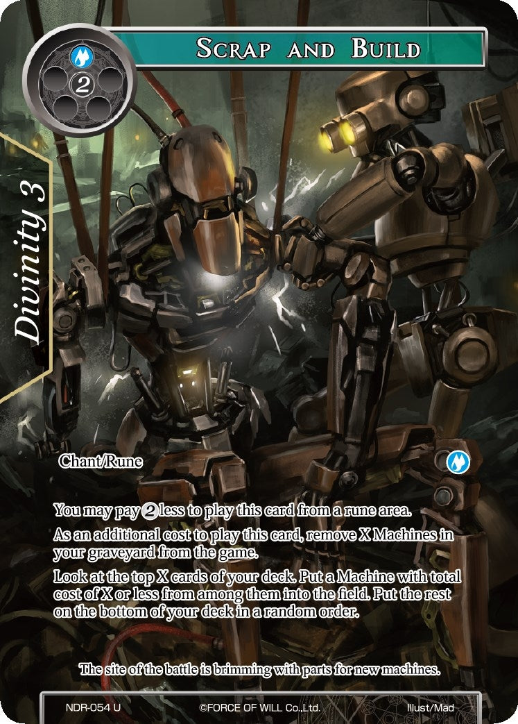 Image for Scrap and Build (Full Art) (New Dawn Rises) (NDR-054) - Force of Will