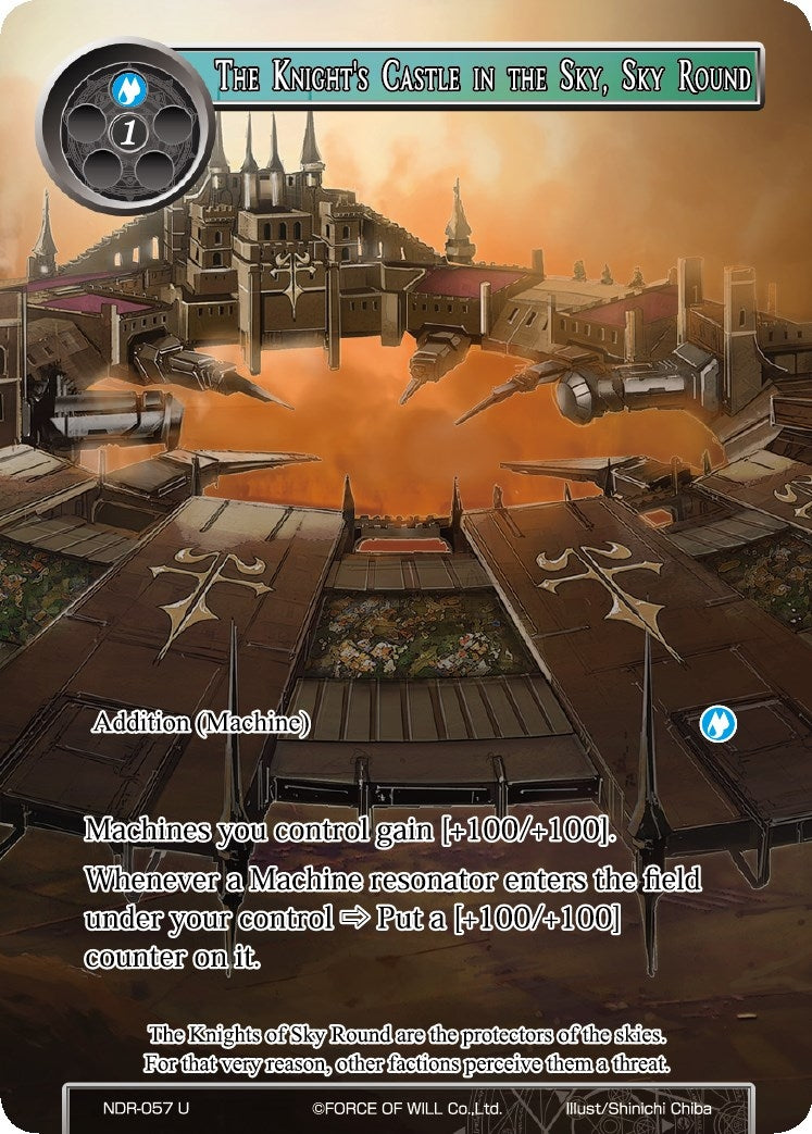 Image for The Knight's Castle in the Sky, Sky Round (Full Art) (New Dawn Rises) (NDR-057) - Force of Will