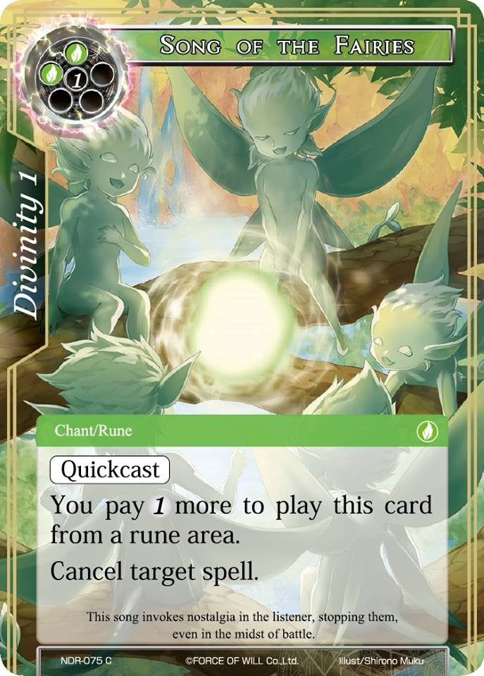 Image for Song of the Fairies (New Dawn Rises) (NDR-075) - Force of Will