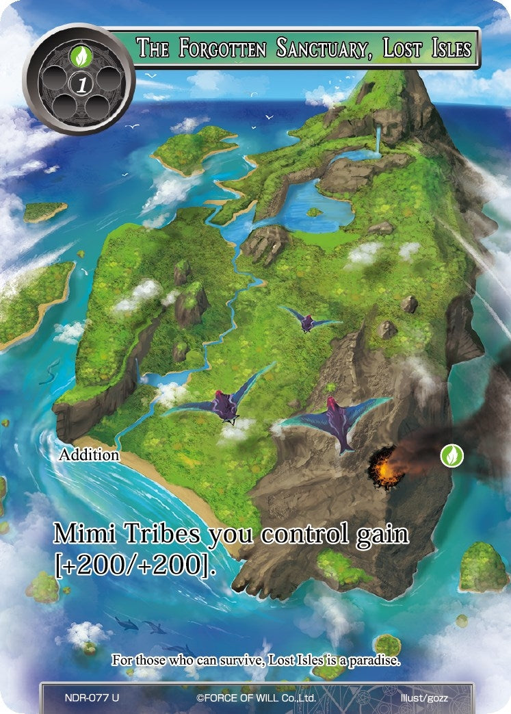 Image for The Forgotten Sanctuary, Lost Isles (Full Art) (New Dawn Rises) (NDR-077) - Force of Will