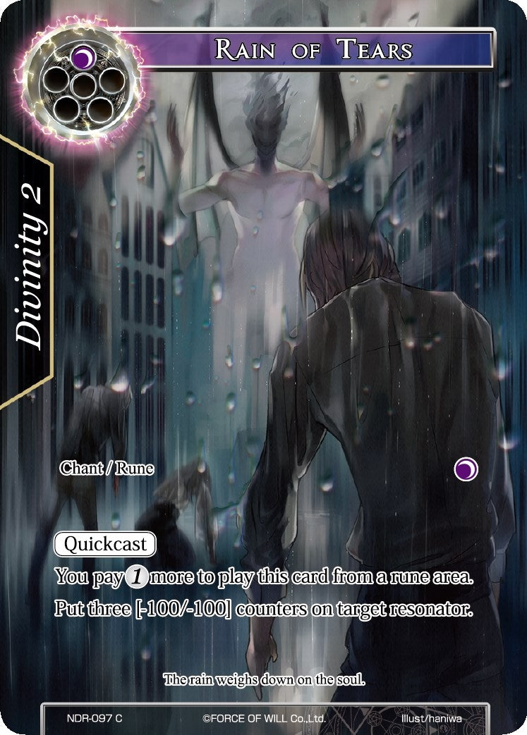 Image for Rain of Tears (Full Art) (New Dawn Rises) (NDR-097) - Force of Will