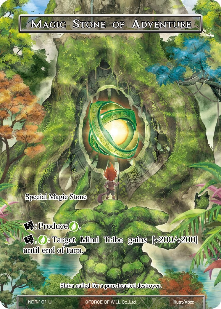 Image for Magic Stone of Adventure (Full Art) (New Dawn Rises) (NDR-101) - Force of Will
