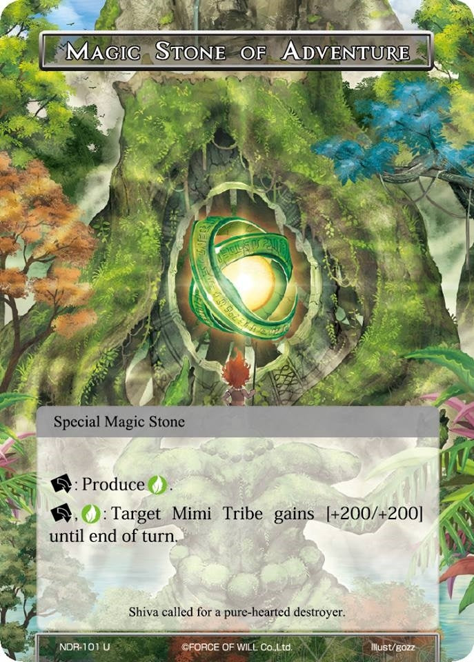 Image for Magic Stone of Adventure (New Dawn Rises) (NDR-101) - Force of Will
