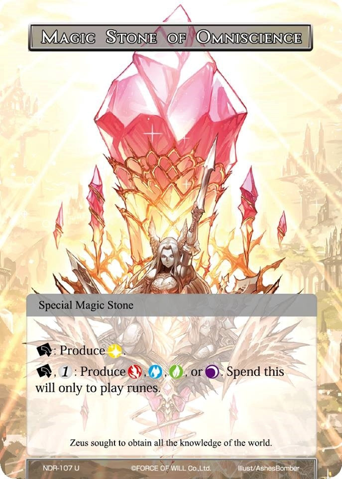 Image for Magic Stone of Omniscience (New Dawn Rises) (NDR-107) - Force of Will