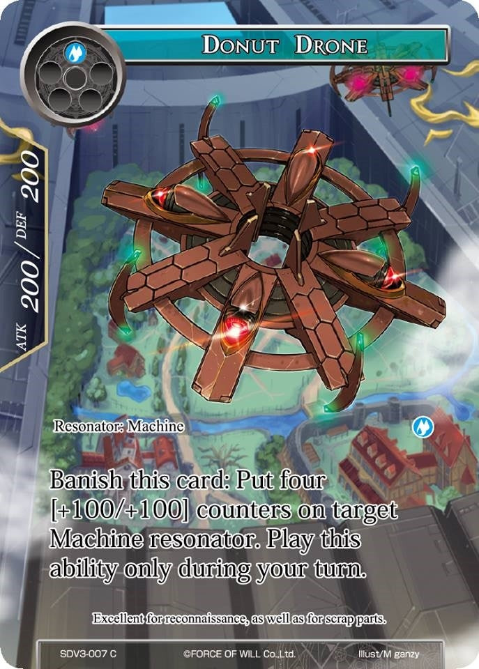 Image for Donut Drone (Valhalla Cluster Starter Deck) (SDV3-007) - Force of Will