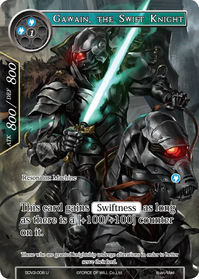 Image for Gawain, the Swift Knight (Valhalla Cluster Starter Deck) (SDV3-008) - Force of Will