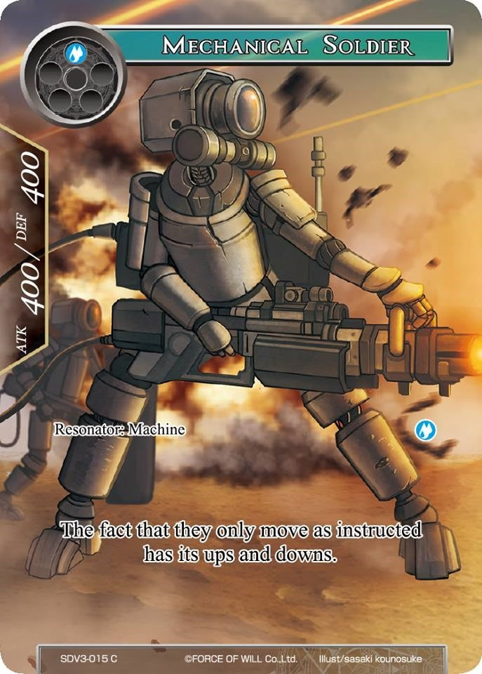 Image for Mechanical Soldier (Valhalla Cluster Starter Deck) (SDV3-015) - Force of Will