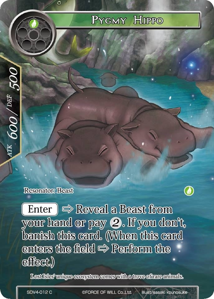 Image for Pygmy Hippo (Valhalla Cluster Starter Deck) (SDV4-012) - Force of Will