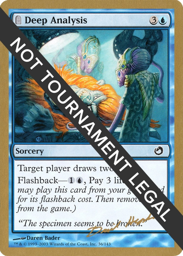 Image for Deep Analysis - 2003 Dave Humpherys (TOR) (World Championship Decks) - Magic: The Gathering