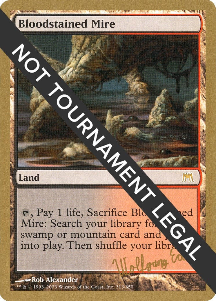 Image for Bloodstained Mire - 2003 Wolfgang Eder (ONS) (World Championship Decks) - Magic: The Gathering