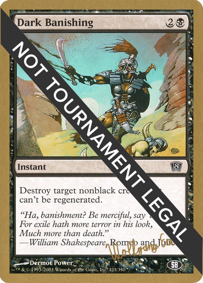 Image for Dark Banishing - 2003 Wolfgang Eder (8ED) (SB) (World Championship Decks) - Magic: The Gathering