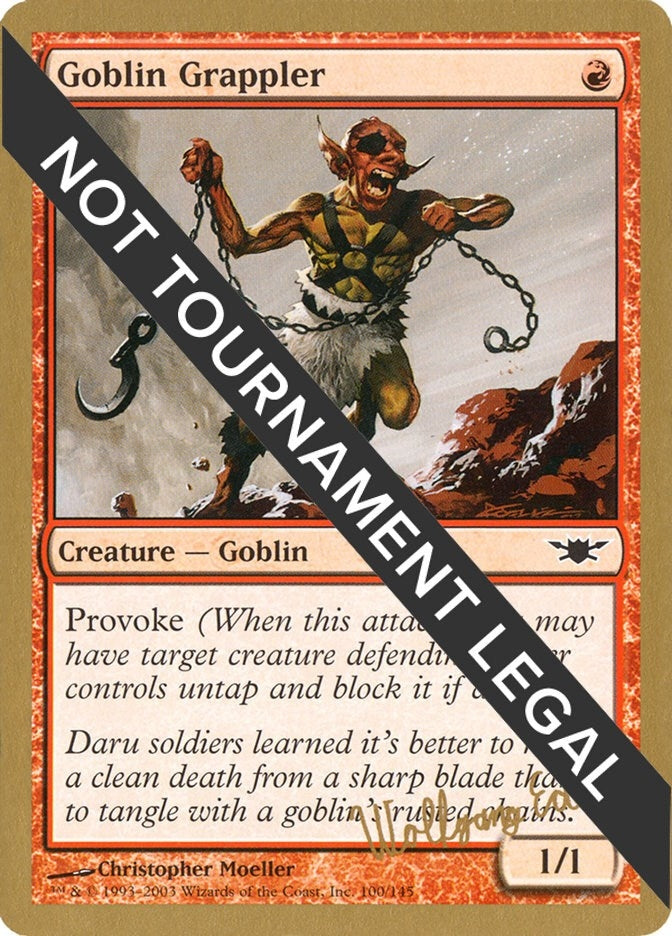 Image for Goblin Grappler - 2003 Wolfgang Eder (LGN) (World Championship Decks) - Magic: The Gathering