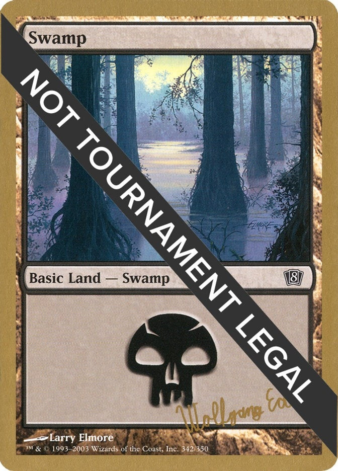 Image for Swamp (342) - 2003 Wolfgang Eder (8ED) (World Championship Decks) - Magic: The Gathering