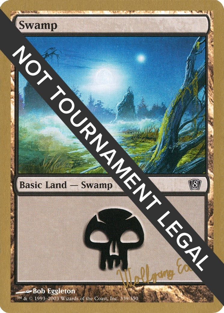 Image for Swamp (339) - 2003 Wolfgang Eder (8ED) (World Championship Decks) - Magic: The Gathering