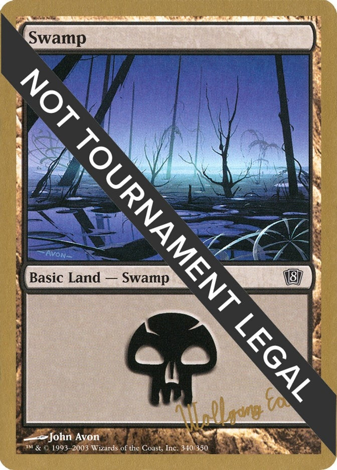 Image for Swamp (340) - 2003 Wolfgang Eder (8ED) (World Championship Decks) - Magic: The Gathering