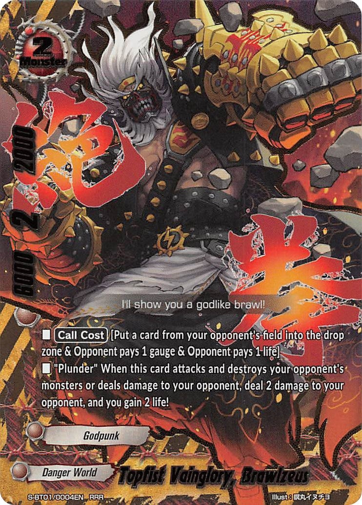 Image for Topfist Vainglory, Brawlzeus (Gargantua Awakened) (S-BT01/0004EN) - Future Card BuddyFight