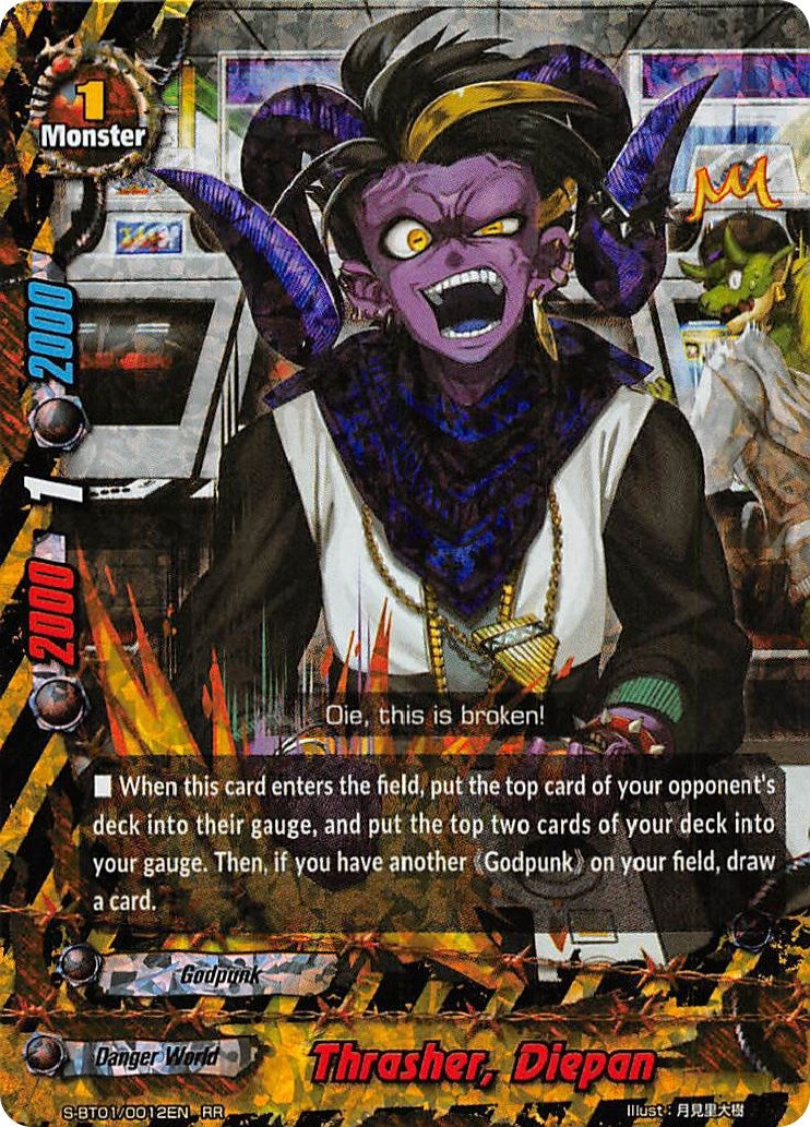 Image for Thrasher, Diepan (Gargantua Awakened) (S-BT01/0012EN) - Future Card BuddyFight