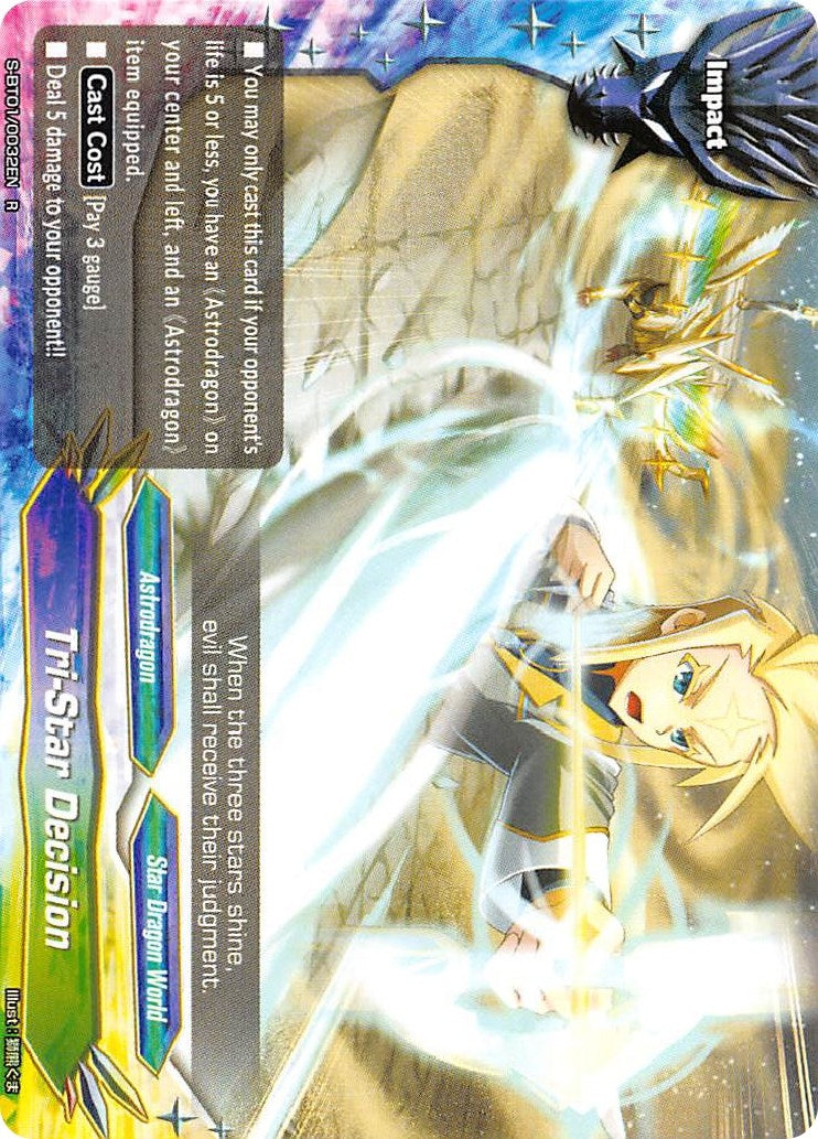Image for Tri-Star Decision (Gargantua Awakened) (S-BT01/0032EN) - Future Card BuddyFight