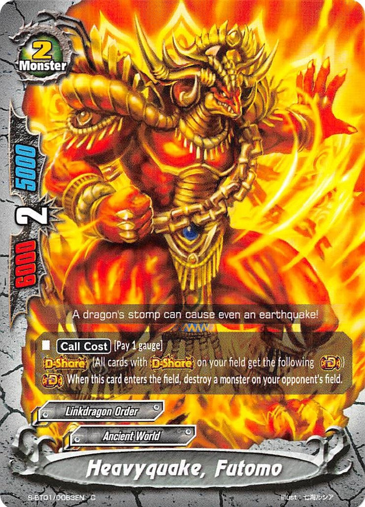 Image for Heavyquake, Futomo (Gargantua Awakened) (S-BT01/0063EN) - Future Card BuddyFight