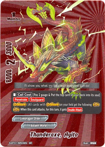Image for Thunderaxe, Agito (BR) (Gargantua Awakened) (S-BT01/BR03EN) - Future Card BuddyFight