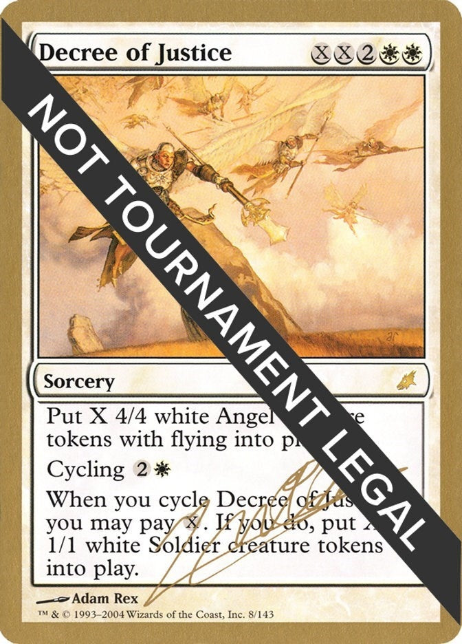 Image for Decree of Justice - 2004 Julien Nuijten (SCG) (World Championship Decks) - Magic: The Gathering