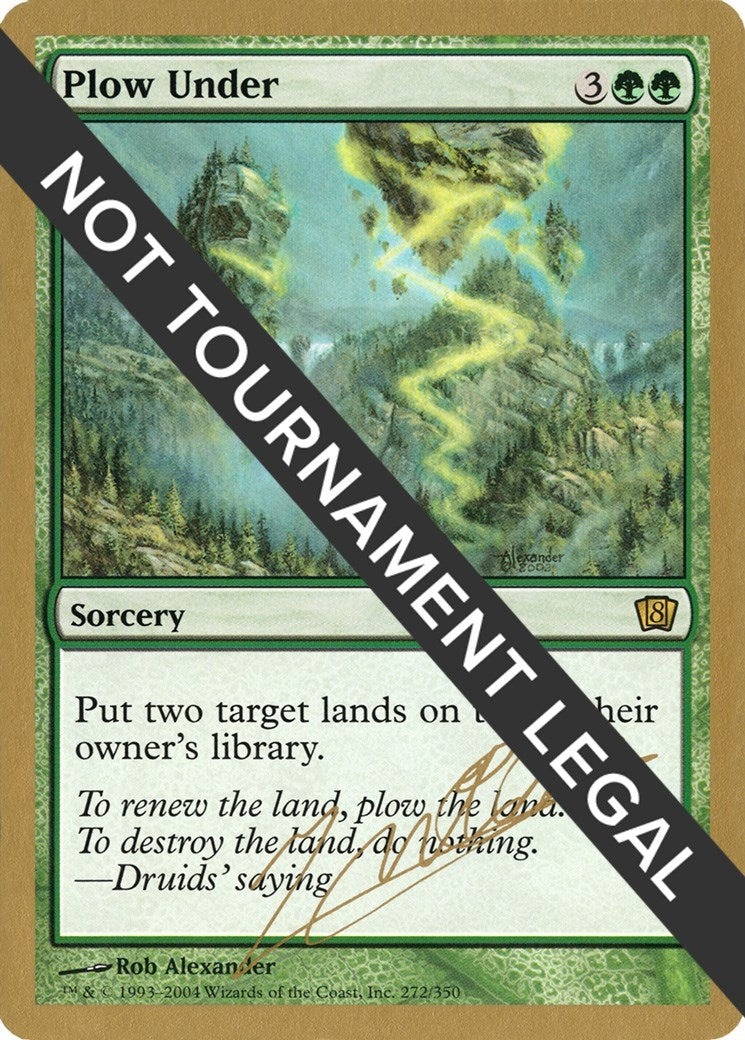 Image for Plow Under - 2004 Julien Nuijten (8ED) (World Championship Decks) - Magic: The Gathering