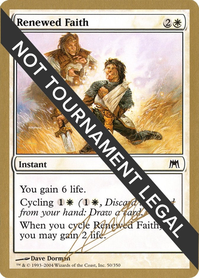 Image for Renewed Faith - 2004 Julien Nuijten (ONS) (World Championship Decks) - Magic: The Gathering