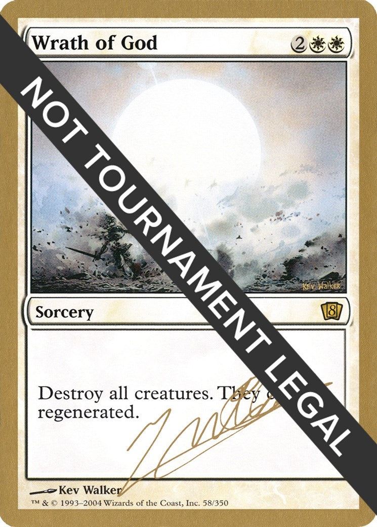 Image for Wrath of God - 2004 Julien Nuijten (8ED) (World Championship Decks) - Magic: The Gathering