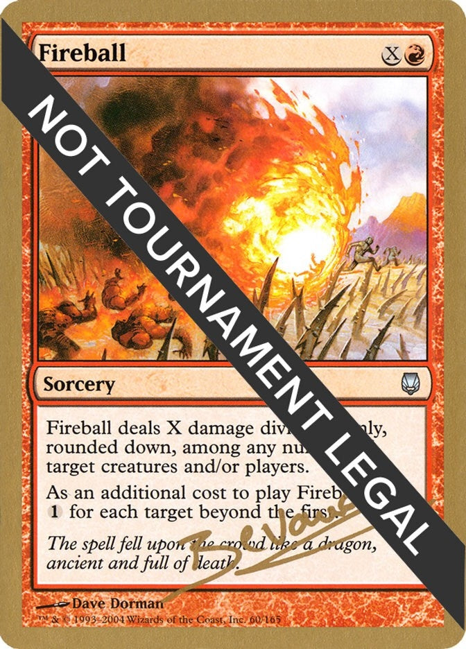 Image for Fireball - 2004 Manuel Bevand (DST) (World Championship Decks) - Magic: The Gathering