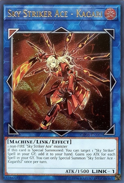 Image for Sky Striker Ace - Kagari (UTR) (OTS Tournament Pack 8) (OP08-EN002) - YuGiOh