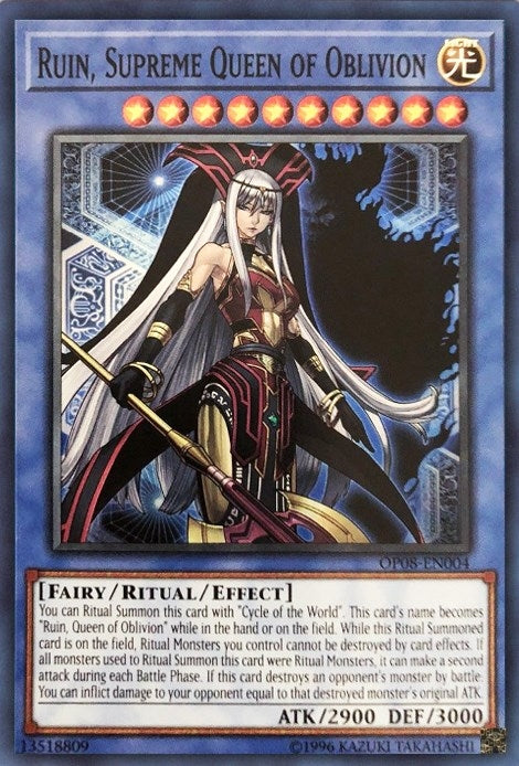 Image for Ruin, Supreme Queen of Oblivion (OTS Tournament Pack 8) (OP08-EN004) - YuGiOh