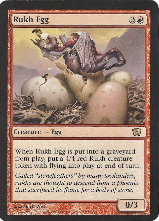 Image for Rukh Egg (8th Edition) (Box Topper) (Oversize Cards) - Magic: The Gathering
