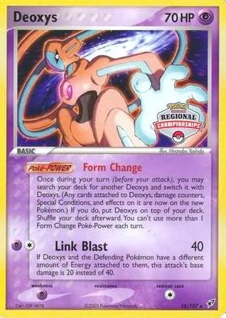 Image for Deoxys - 16/107 (Regional Championships) (League & Championship Cards) (016/107) - Pokemon