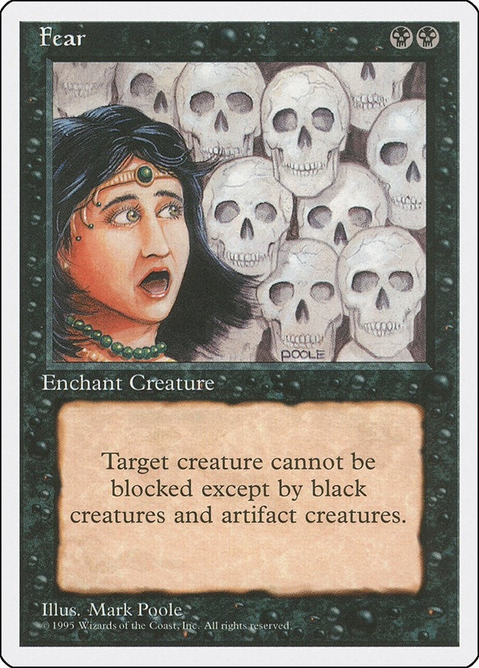 Image for Fear (Fourth Edition) - Magic: The Gathering