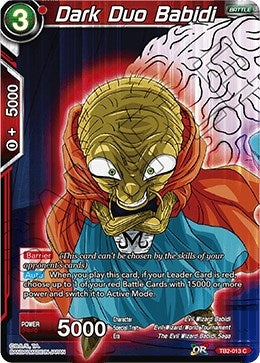 Image for Dark Duo Babidi (World Martial Arts Tournament) (TB2-013) - Dragon Ball Super: Masters