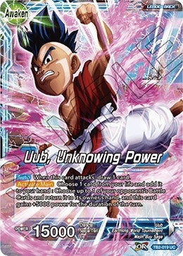 Image for Uub // Uub, Unknowing Power (World Martial Arts Tournament) (TB2-019) - Dragon Ball Super: Masters