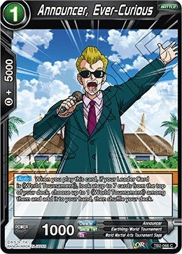 Image for Announcer, Ever-Curious (World Martial Arts Tournament) (TB2-066) - Dragon Ball Super: Masters