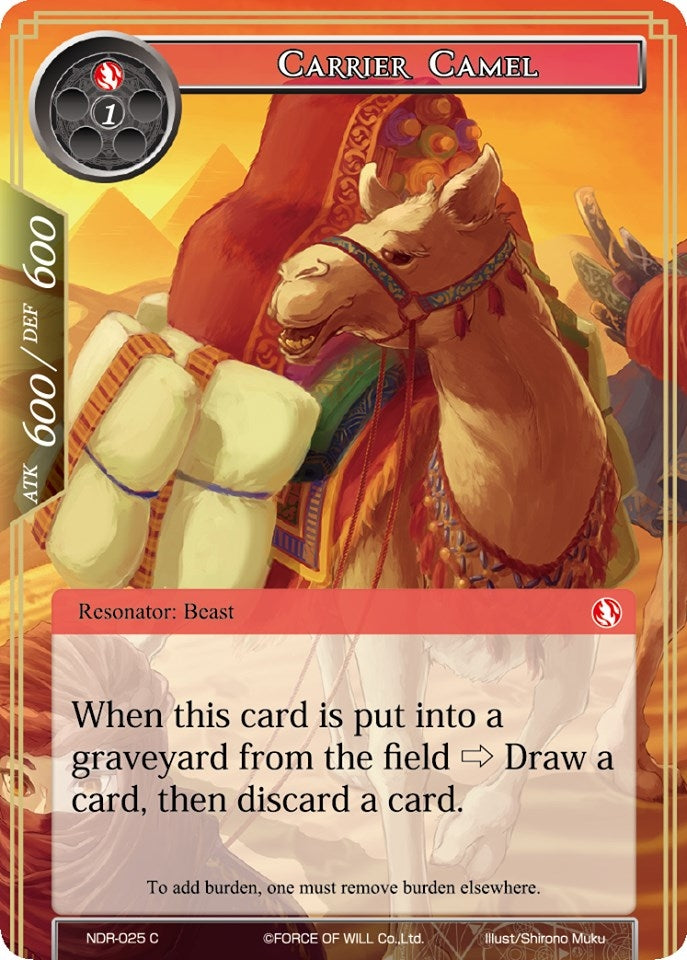 Image for Carrier Camel (New Dawn Rises) (NDR-025) - Force of Will