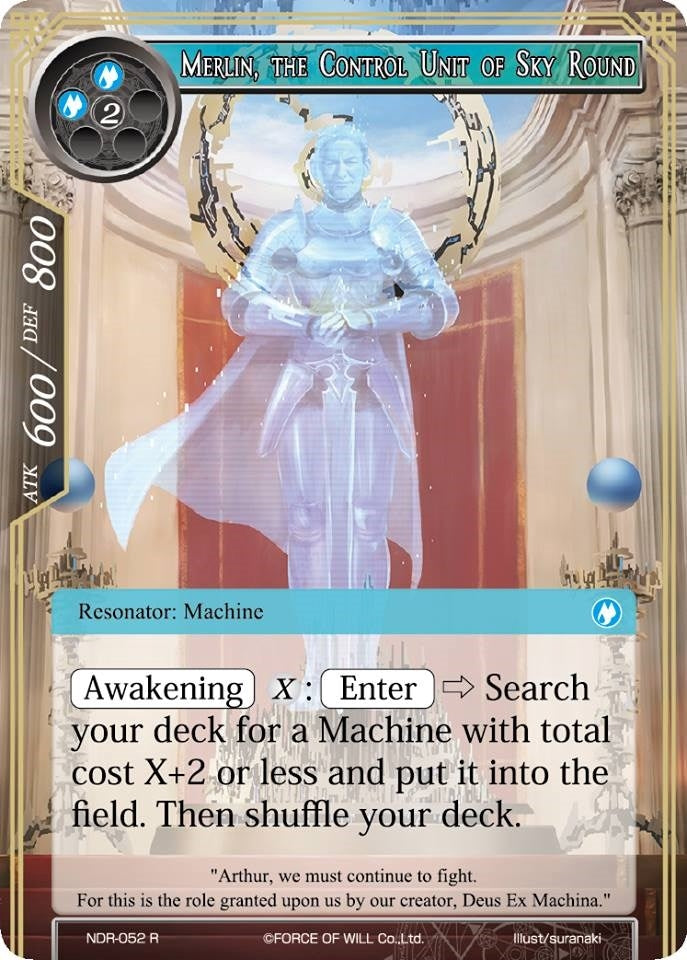 Image for Merlin, the Control Unit of Sky Round (New Dawn Rises) (NDR-052) - Force of Will