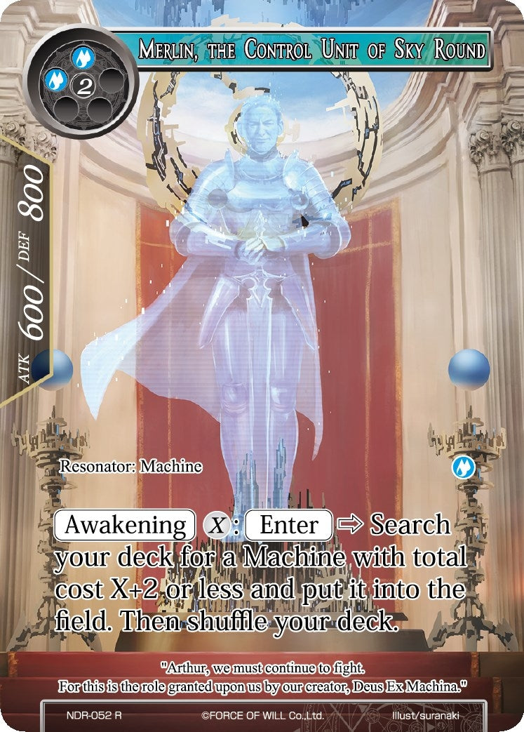 Image for Merlin, the Control Unit of Sky Round (Full Art) (New Dawn Rises) (NDR-052) - Force of Will