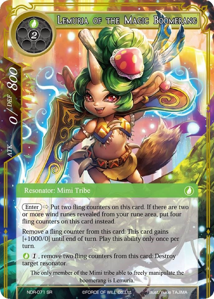 Image for Lemuria of the Magic Boomerang (New Dawn Rises) (NDR-071) - Force of Will