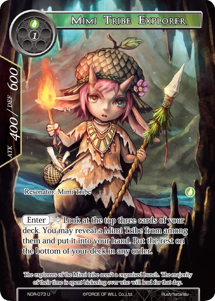 Image for Mimi Tribe Explorer (Full Art) (New Dawn Rises) (NDR-073) - Force of Will