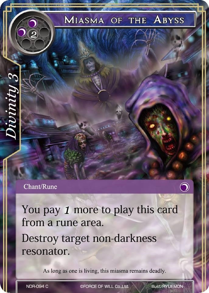 Image for Miasma of the Abyss (New Dawn Rises) (NDR-094) - Force of Will