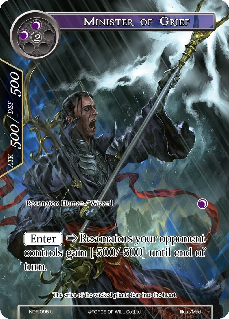 Image for Minister of Grief (Full Art) (New Dawn Rises) (NDR-095) - Force of Will