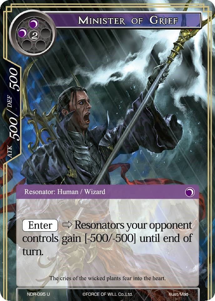 Image for Minister of Grief (New Dawn Rises) (NDR-095) - Force of Will