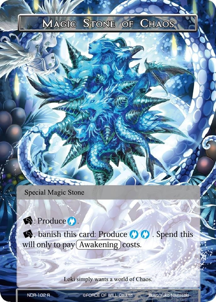 Image for Magic Stone of Chaos (New Dawn Rises) (NDR-102) - Force of Will