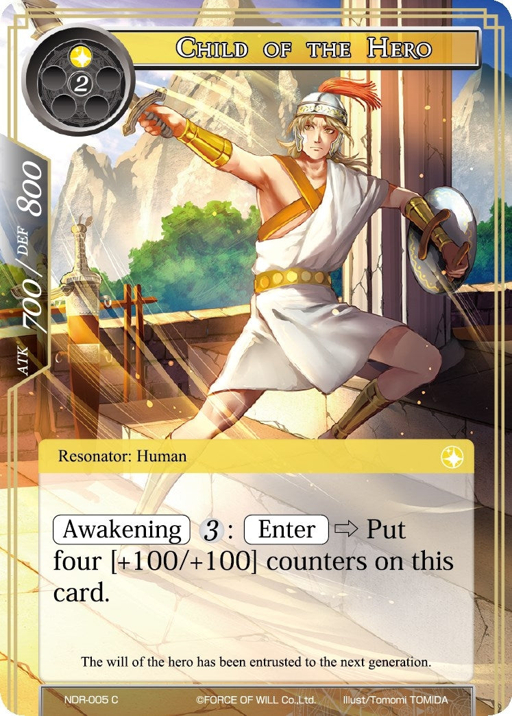 Image for Child of the Hero (New Dawn Rises) (NDR-005) - Force of Will